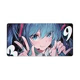 初音ミク マウスパッド 人気 アニメ 大型ゲーミングマウスパッド 40x90cm 40X75cm 30x60cm プレイマット 防水 滑り止 耐久性が良い 多機能 キーボードパッドデスクトップパッド 周辺機器 贈り物