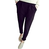 (マーシェル) Marshel マタニティ タックパンツ お腹周り調整可能 テーパード 産前 産後 長く使える おしゃれ 妊婦服 ブラック L