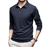 [Qunqene] ポロシャツ メンズ 長袖 ゴルフウェア 長袖tシャツ メンズ 長袖 大きいサイズ 秋 襟付き ポロシャツ ロングtシャツ tシャツ ゴルフ おしゃれ 長袖ポロシャツ 作業着 トップス 運動 スポーツ オフィスカジュアル ビジネス 春 秋 冬