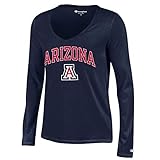 EliteファンショップNCAAレディースVネック長袖Tシャツチーム Large