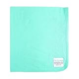 My Blankee Organic Pima Cotton Baby Blanket, Mint, 28 x 34