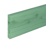 DIY素材 国産杉（新材） 厚15×幅96×長さ1840ｍｍ 屋外用塗装仕上げ GG（グレイッシュグリーン）色