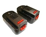 2 x 18 V 2.0 AHニカド電池バッテリーfor Black & Decker Firestorm 18ボルトコードレスドリル
