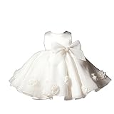 （シモンヌ）SIMONNE ベビー キッズ プリンセス ドレス ティアラ セット フォーマル 子供 ワンピース (ホワイト 70)
