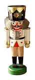 くるみ割り人形　MSサイズ　王様　白　ドイツ木のおもちゃ　 Nutcracker