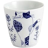 セラミック藍 カップ ミュウ φ8×h8cm 13475