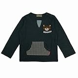 (ズ―ミック)ZOOMIC 長袖Tシャツ ベビー 男の子 カンガルーポケット ネイビー 95