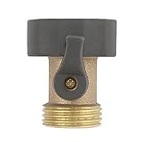 03VGT Green Thumb Brass Single Faucet to Hose Connector [並行輸入品]