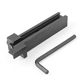 uxcell レンチW ブラック旋盤工具ビットホルダー　スーパー 切削ローレットホルダー　旋盤先端工具ホルダー　3mm x 12mm　 HSS