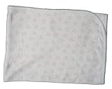 Kissy Kissy Baby-Girls Infant Sweet Rockers Print Receiving Blanket-White With Pink-One Size [並行輸入品]