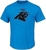 Carolina Panthersマジェスティックスキルでモーションメンズブルーシャツビッグ＆トールサイズ 3L