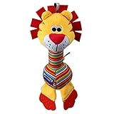 ベビー　玩具　赤ちゃん知育玩具　教育玩具　ガラガラ　人形　動物　可愛い　面白い　カラフル　プレゼント　ライオン