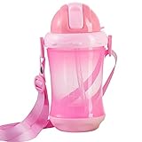 バンダイの子供用プラスチック製カップ/幼児用カップ、カップを飲むことを学ぶ ( 色 : ピンク )