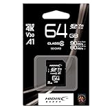 HIDISC SDカード64GB SDXC 重要データ 保存 データ転送 HDSDX64GCL10V30 CLASS10 UHS-I class3 A1対応[M1/2]