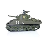 ベーシックVer Henglong 1/16 TK7.0プラスチックM4A3シャーマン3898 360 ° タレットバレルリコイルRCタンク