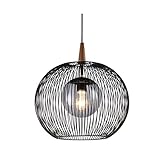 インターフォルム ペンダントライト LT-4301 テオバルト LED電球付 グレー ブラック ウッド 和 洋 ワイヤー