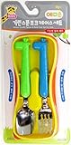 Edison Giraffe Star Spoon Fork Case Set For Kids 4y+ (Blue) by Edison