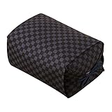 エムール そばがら 高さが調整できる ごろ寝枕 25×18×8～12cm 日本製 市松 くろ