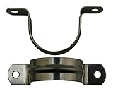 Amanaote ステンレス鋼 4.31cm ダイア チューブストラップ テンションクリップ パイプ クランプ 12個パック