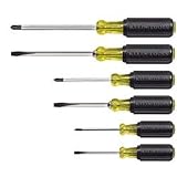 Klein Tools 85074 Cushion Grip Screwdriver Set (6 Pieces) [並行輸入品]