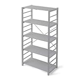 ワイエムワールド 天然木パイン材 木製 おしゃれデザイン ラック ラザロ 5段 【カラー：ホワイト】 00-142