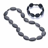 Silicone Baby Teething Necklace For Mom To Wear - Safe Remedy to Sooth Pain & Relief Baby Teeth Duri
