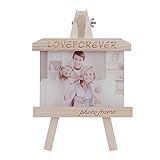 【オーダーメード】画架仕様 写真立て 卓上 おしゃれ フォトフレーム 写真たて オリジナル 面白い 木製 写真フレーム ガラス 転写プリント加工 無料 メモリアルグッズ 赤ちゃん 子供 誕生日 父の日