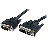 StarTech.com 1m DVI - VGA変換ディスプレイモニターケーブル DVI-A(オス) - ミニD-Sub15ピン(オス) DVIVGAMM1M ブラック