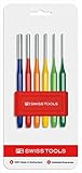 PB SWISS TOOLS(PBスイスツールズ):平行レインボーピンポンチセット ホルダー付 755BLRBCN