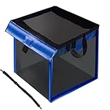 Niesporek カラスよけゴミネット 大容量90L 屋外ゴミ収集ボックス ゴミステーション 戸別回収向け からすよけ ごみネット ボックス 収納 外置き 家庭用 ゴミストッカー 折りたたみ 戸別収集 ゴミ荒らし防止 カラス対策 野良猫対策 固定用ベルト 水洗い可能(45cm*45cm*45cm)