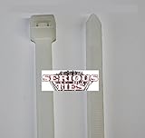 Serious Ties - 8 Inch Moderate Duty Cable Ties - 120 Pound Tensile Strength - UV Resistant Black or 