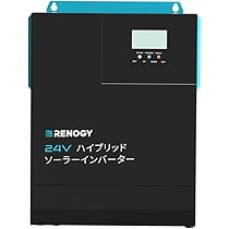 24v 3000wハイブリッドインバーター Amazon.co.jp: レノジー RENOGY 24V ハイブリッド インバーター