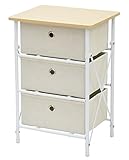 エイ・アイ・エス(AIS) ミニッツチェスト3段 幅40cm 奥行32cm 高さ59cm ナチュラル KM-300NA