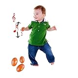 5個木製Eggベビーキッズ子供おもちゃ音楽Shaker Instrument Percussion Rattle Maracas Musicial Xmasギフト
