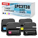 【Amazon.co.jp限定】エプソン用 LPC3T38 互換トナーカートリッジ 4色セット（BK/C/M/Y）大容量 ブラック約10000枚 カラー約6600枚 対応機種：LP-S8180 / LP-S7180 / LP-M8180 ICチップ搭載 ISO9001認証工場生産【GLOBALVUE】