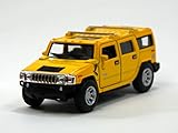 KiNSMART 1:40 ハマー H2 SUV イエロー ウィンドウボックス 200-527