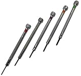 phalatina 眼鏡 腕時計 バンド 機器 修理 工具 小さな プラス マイナス 精密 ネジ ドライバー 組立 作業 細かい 模型 製作 用 PC スマホ 用途に (05本セット)