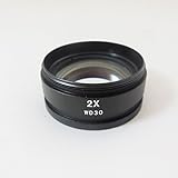 2倍顕微鏡対物補助レンズ1-7/8"48mmワークディスタンス30mm