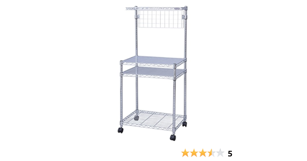 Amazon Co Jp アイリスオーヤマ ラック メタルラック パソコンデスク 防サビ加工 幅61 奥行46 高さ137 5cm ポール径25mm スチールラック サビに強い 本体 Mrp 615 文房具 オフィス用品