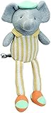 Elegant Baby Knittie Bittie Elephant Cotton Knit Toys, 10" [並行輸入品]