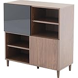 SATO クリエ リビングキャビネット ブラウン CEC90-90BR