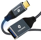 Thzzhnno USB C - A メス 3.0 ケーブル 2M、5Gbps USBC オス - USBA メスケーブル、USB Type C to Type A リード MacBook Pro/Air