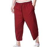 ロングパンツ メンズ Dafanet チノパンメンズ 大きいサイズ カジュアル 薄手 9分丈 クロップド ワイドパンツ 絶妙 シルエット 男性 デニム ゆったり サルエルパンツ 通気性抜群 夏用 M~