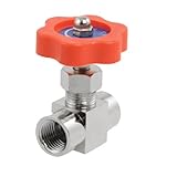 uxcell　停止バルブ　メススレッドダイヤ11.5mm　レッド　プラスチック