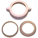 LASCO 03 – 1845 1 – 1 / 2インチホワイトプラスチックスリップジョイントナットwith 1 – 1 / 2インチと1 – 1 / 2インチby 1 – 1 / 4インチReduc
