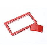 Yutner - Car-styling Fog Light Lamp Switch Adjust Cover Trim Frame Interior Chrome ABS Stickers For 