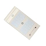 Baoblaze 48LED　ソーラー　街路灯　ガーデン　防水壁ライト　取り付け簡単　全2色 - クリーム色