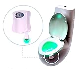 Kids Toilet Night Light by RainBowl • Color Changing Motion Sensor Light • Best Bathroom Accessory f