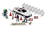 トミーテック(TOMYTEC) ジオコレ64#カースナップ16b 警察2 ABS樹脂・PVC製 人形・小物 (塗装済、一部組立済) + ダイキャスト製ミニカー セット