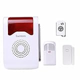 Boddenly Latest Wireless Voice Acousto-optic Site Alarm System Home Door Window Motion Detector Sens